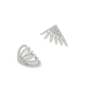 Kolczyki srebrne Lineargent