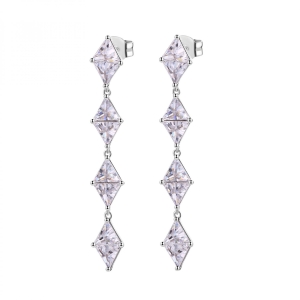 Kolczyki srebrne Rosato